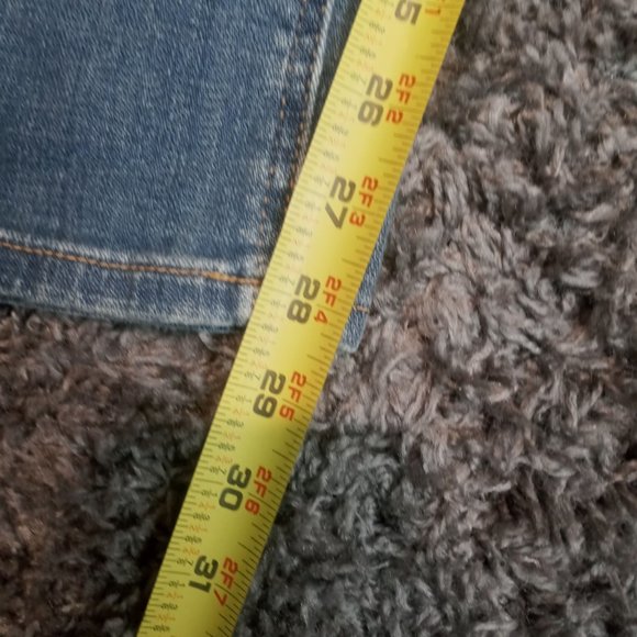 Cosmic Blue Love Jeans Womens Sz 32 Blue Denim Skinny Venus Mid Rise Relaxed Ski - Picture 4 of 12